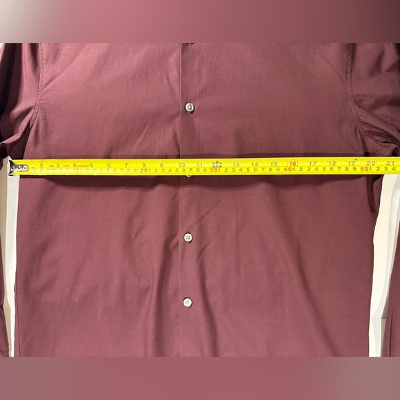 EUC John Varvatos USA burgundy shirt - Picture 5 of 7